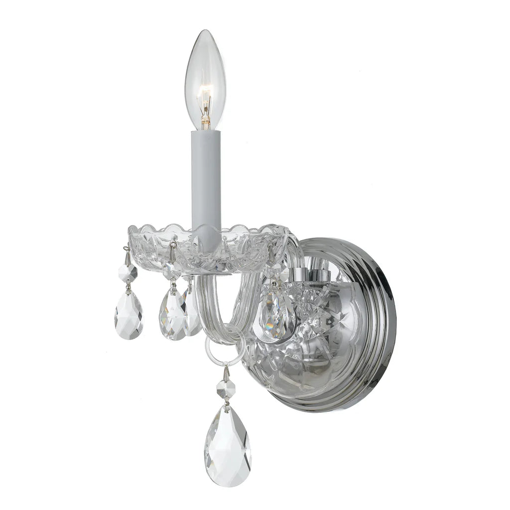 Traditional Crystal 1 Light Sconce