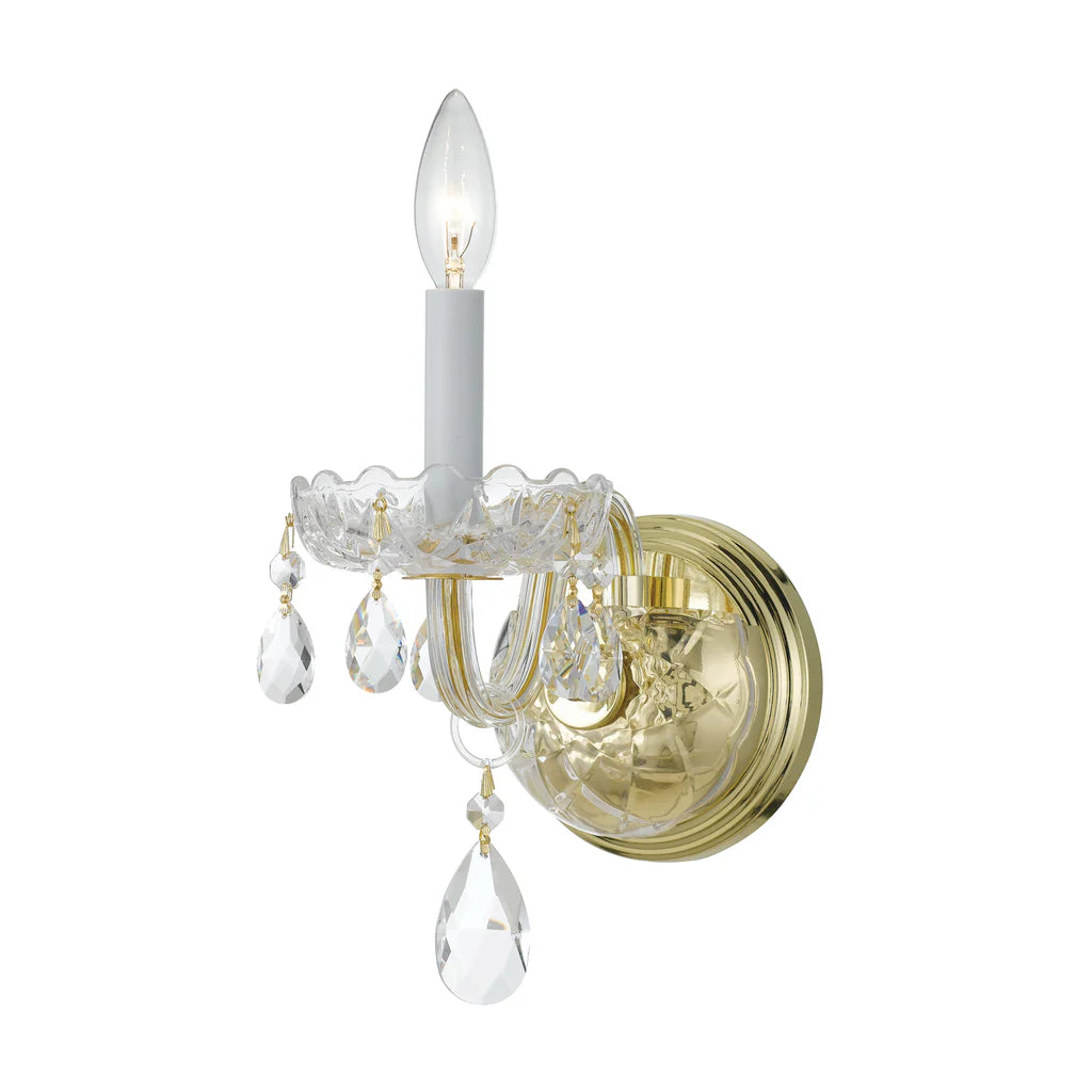 Traditional Crystal 1 Light Sconce