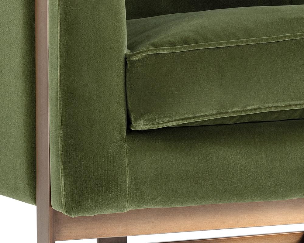 Soho Armchair - Antique Brass - Giotto Olive