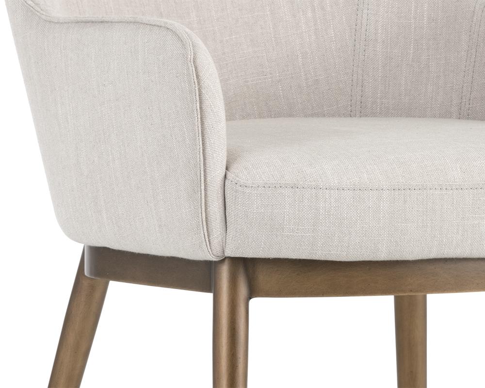 Franklin Dining Armchair - Beige Linen