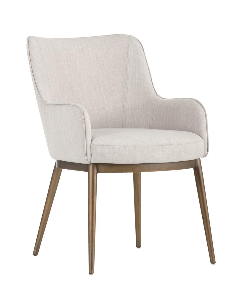 Franklin Dining Armchair - Beige Linen