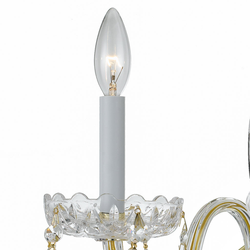 Traditional Crystal 2 Light Sconce