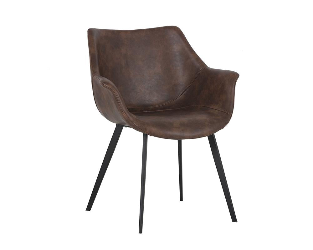 Mason Dining Armchair - Hearthstone Brown