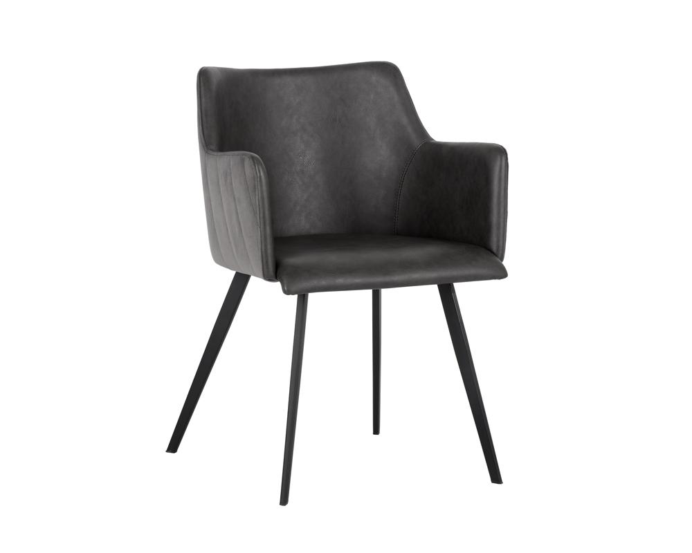 Griffin Dining Armchair - Town Grey / Roman Grey