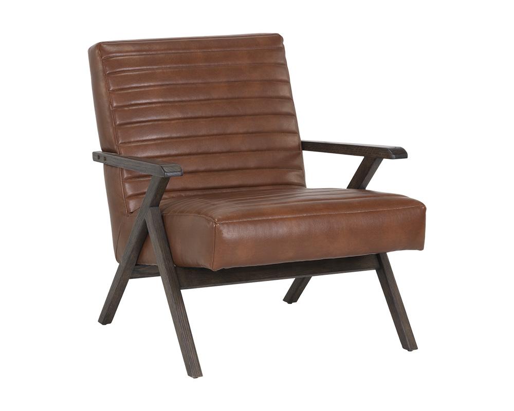 Peyton Lounge Chair - Cantina Saddle