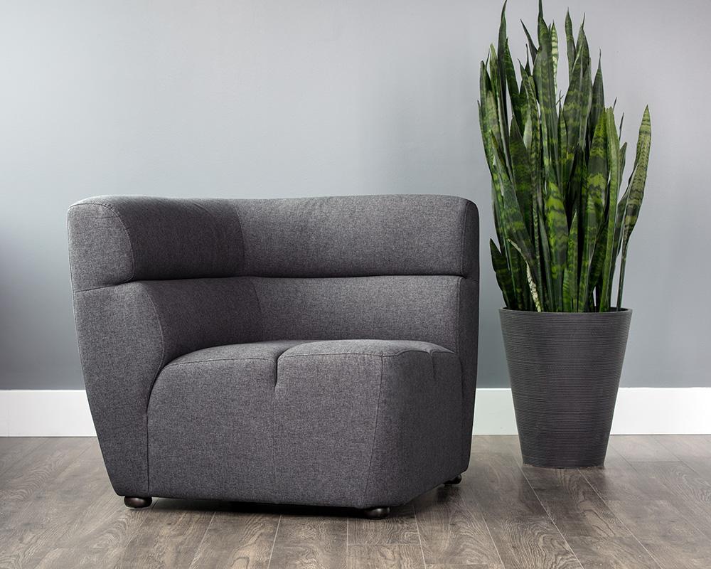 Cornell Modular - Corner Chair - Polo Club Kohl Grey