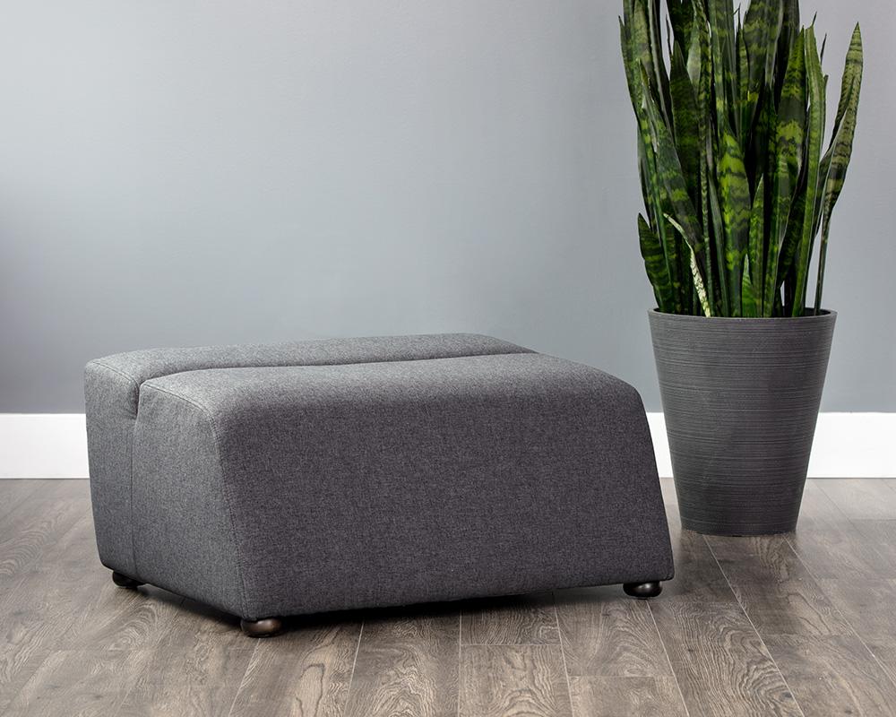 Cornell Modular - Ottoman - Polo Club Kohl Grey