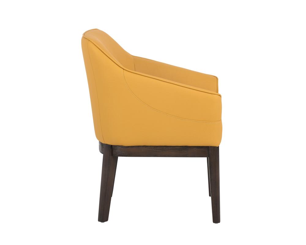 Dorian Dining Armchair - Marigold