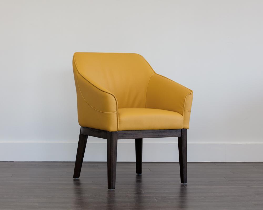 Dorian Dining Armchair - Marigold