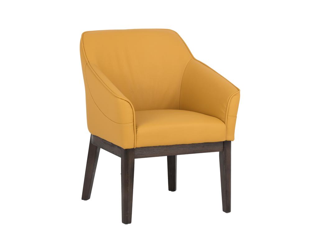 Dorian Dining Armchair - Marigold