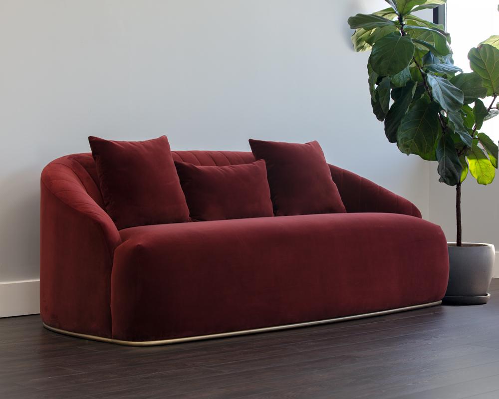 Astrid Sofa - Merlot