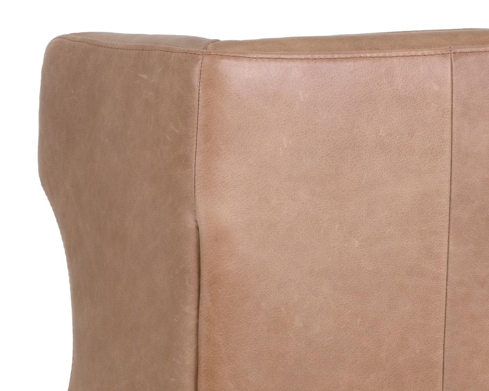 Virgil Lounge Chair - Marseille Camel Leather