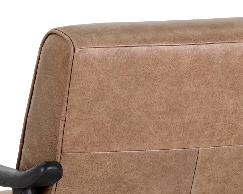 Kellam Lounge Chair - Marseille Camel Leather