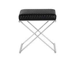 Elena Stool - Black Leather