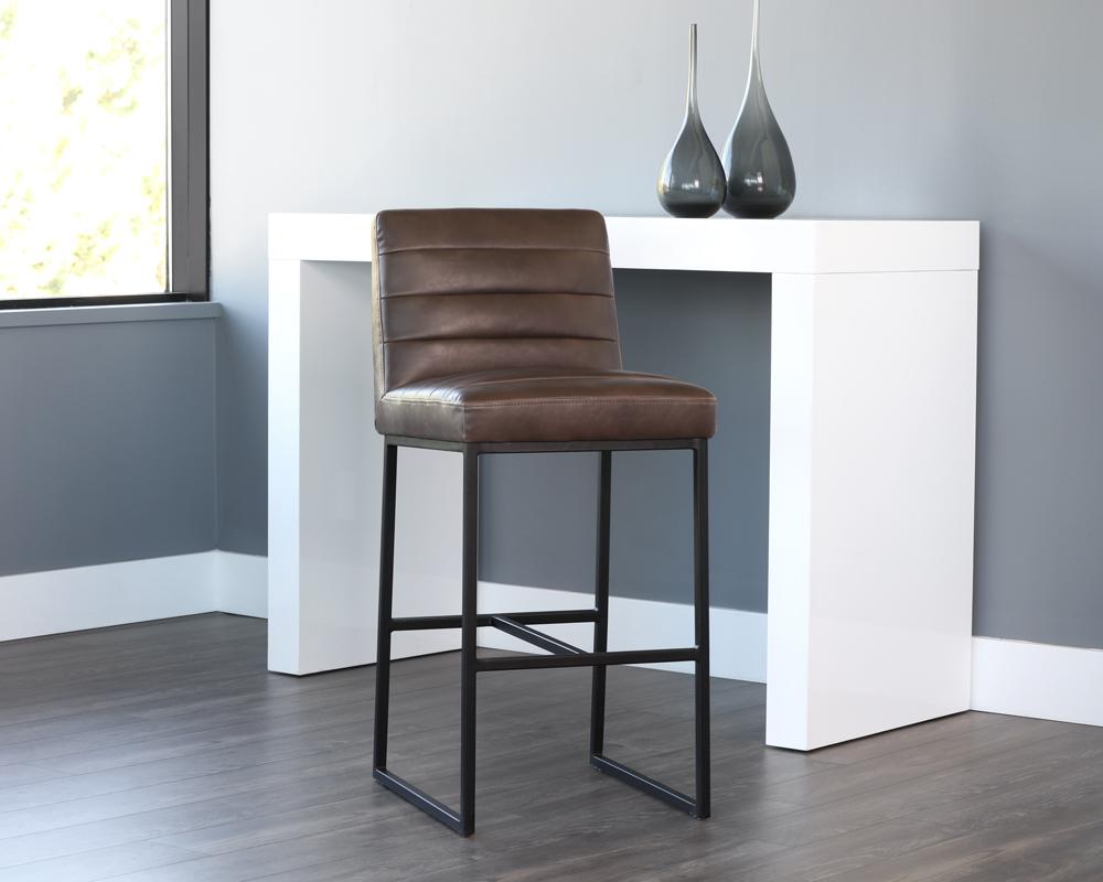 Spyros Barstool - Havana Dark Brown