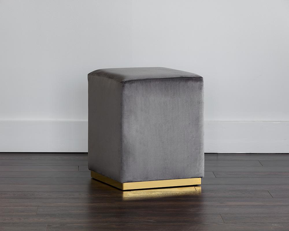 Cricket Ottoman - Grey