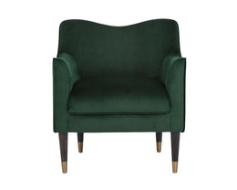 Bow Lounge Chair - Deep Green Sky