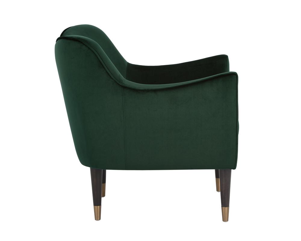 Bow Lounge Chair - Deep Green Sky