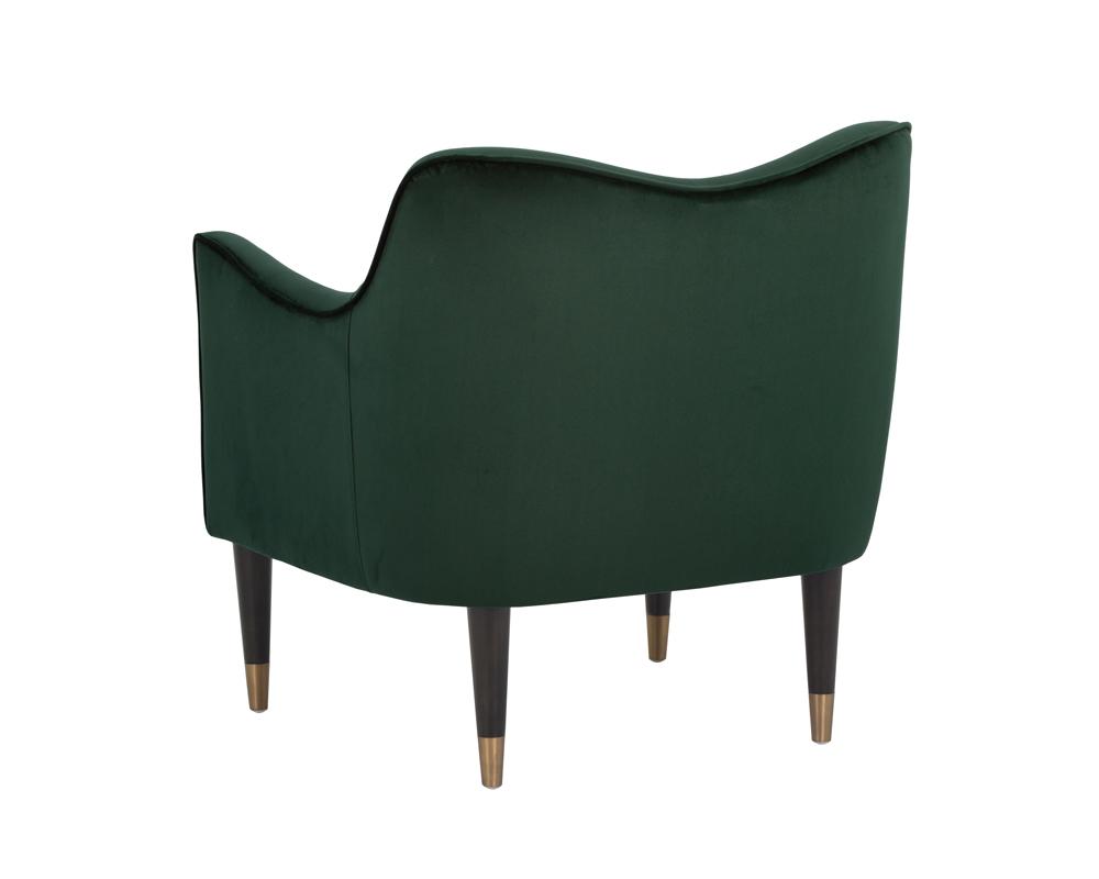 Bow Lounge Chair - Deep Green Sky