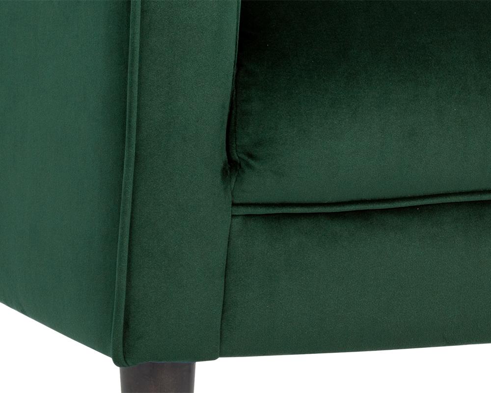 Bow Lounge Chair - Deep Green Sky