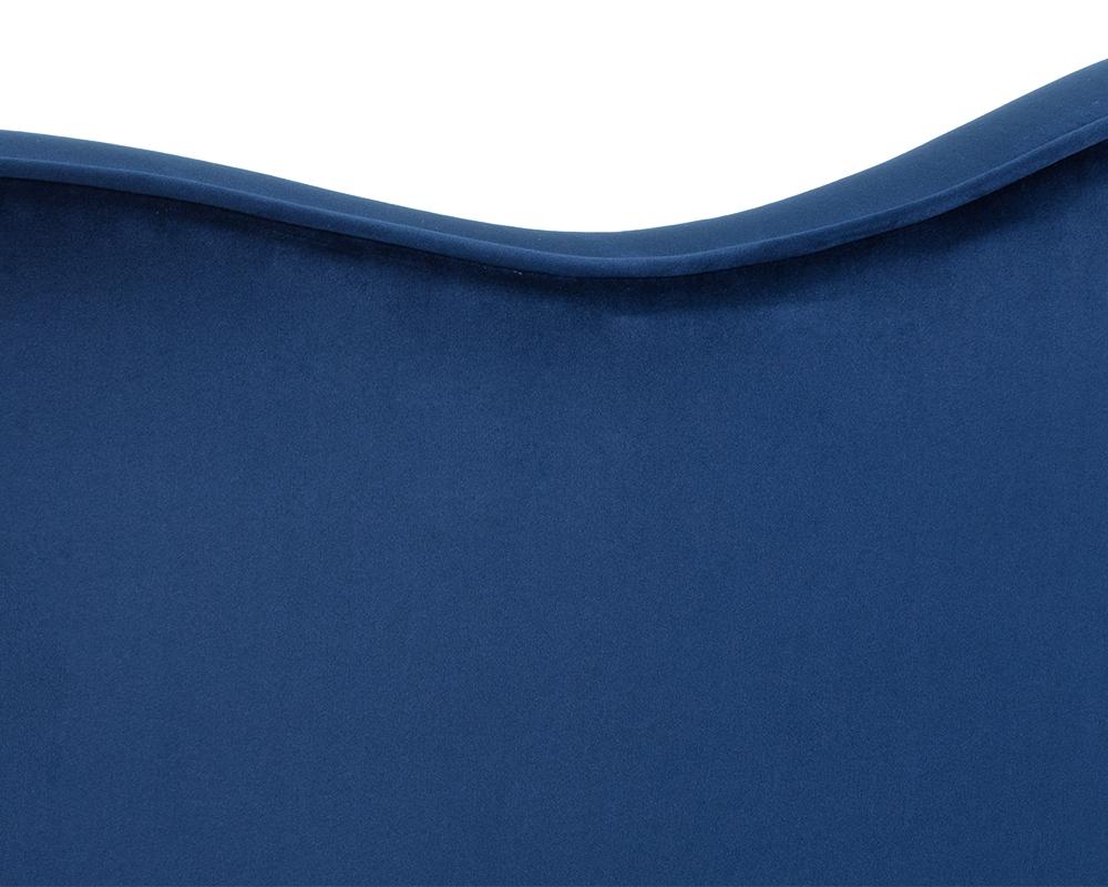 Bow Lounge Chair - Navy Blue Sky