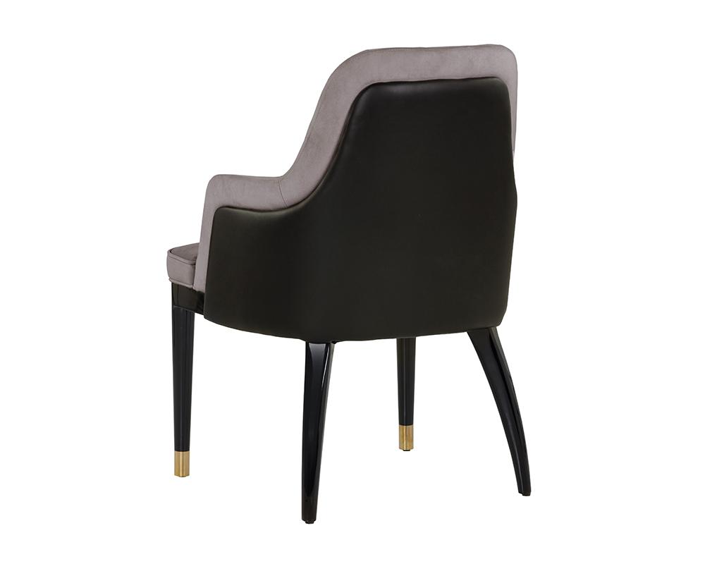 Gia Dining Armchair - Antonio Cameo / Black