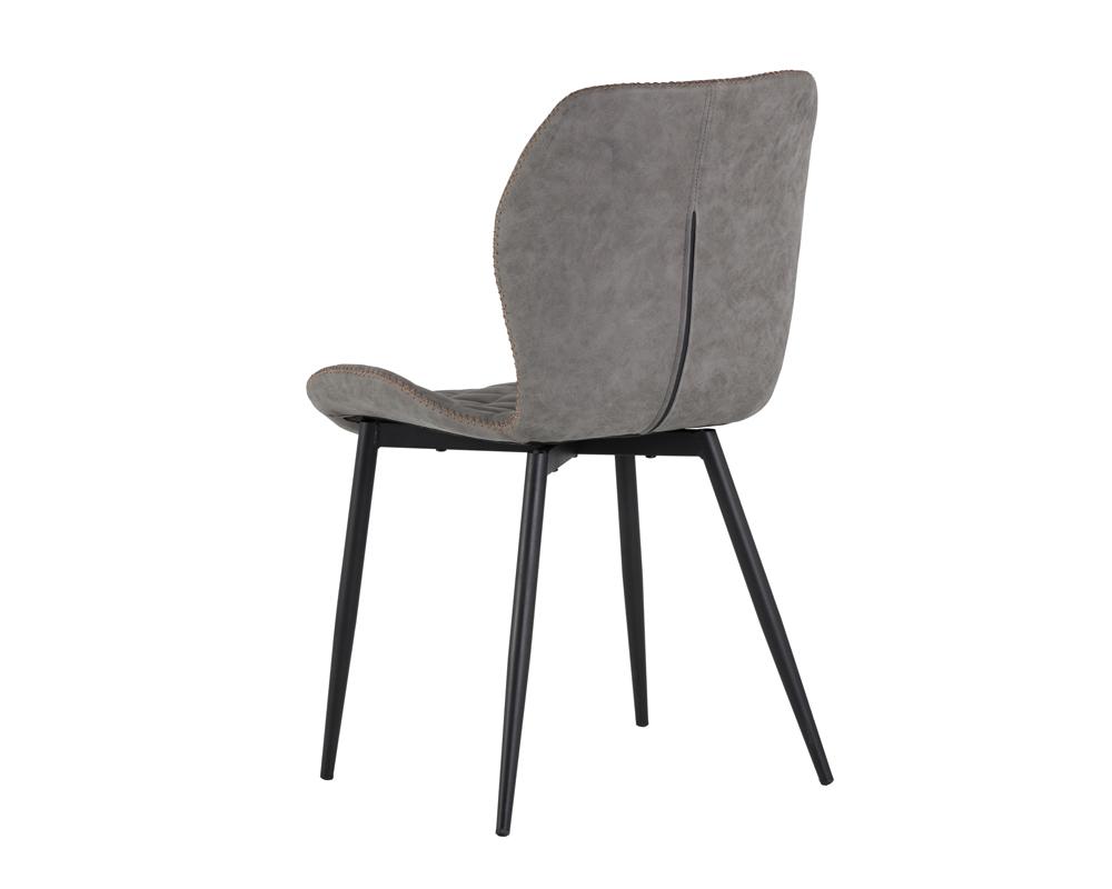 Lyla Dining Chair - Black - Antique Grey