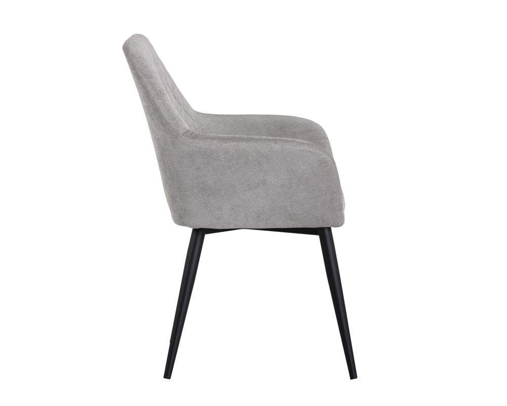 Jayna Dining Armchair - Black - Polo Club Stone