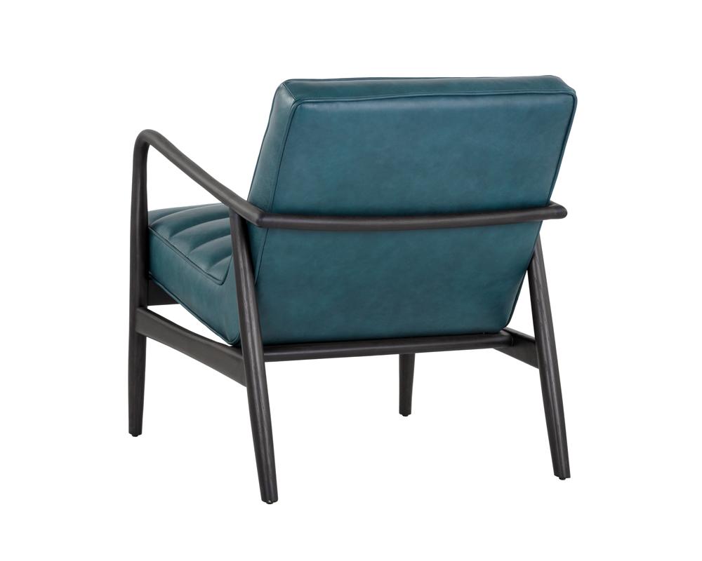 Lyric Lounge Chair - Vintage Peacock Leather