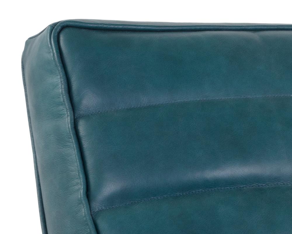 Lyric Lounge Chair - Vintage Peacock Leather