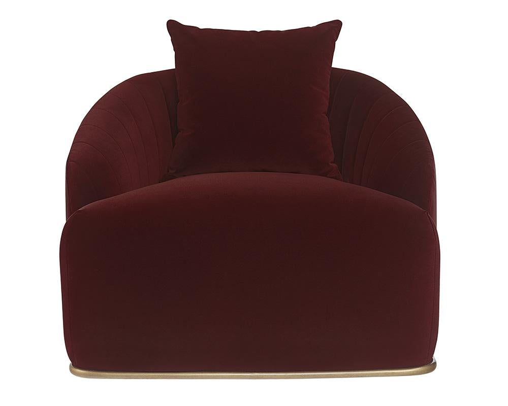 Astrid Armchair - Merlot