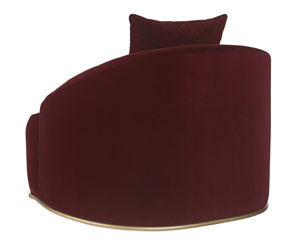 Astrid Armchair - Merlot