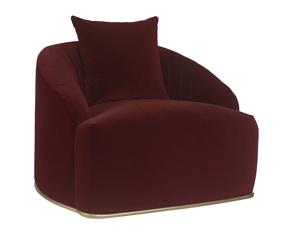 Astrid Armchair - Merlot