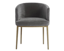 Cornella Dining Armchair - Blush Grey