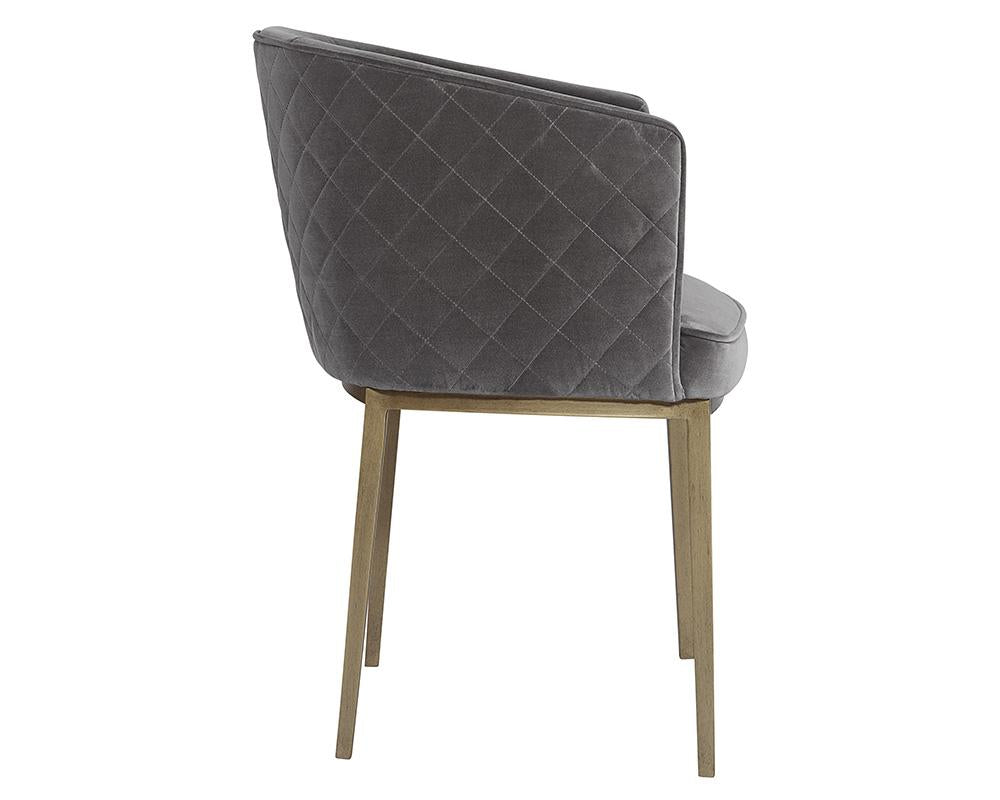 Cornella Dining Armchair - Blush Grey