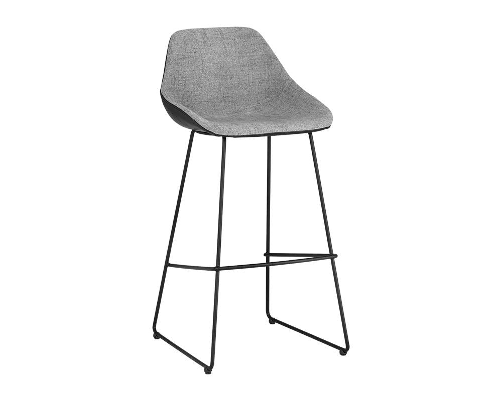 Mccoy Barstool - November Grey / Nightfall Black