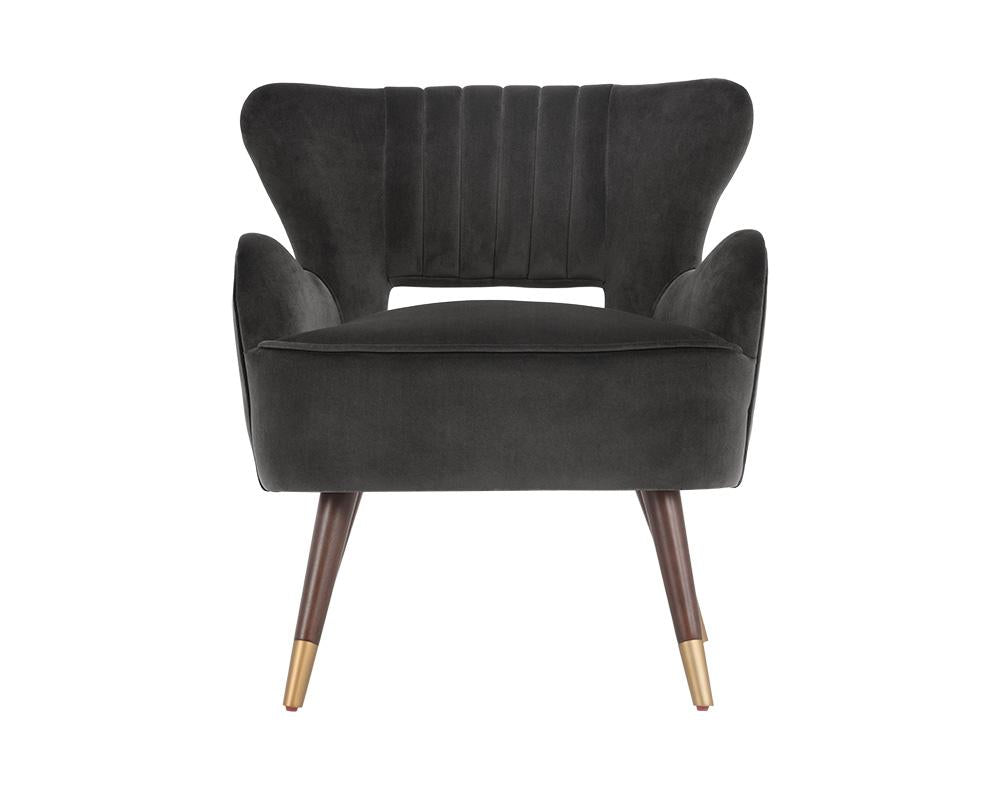 Hanna Lounge Chair - Leo Shale Grey