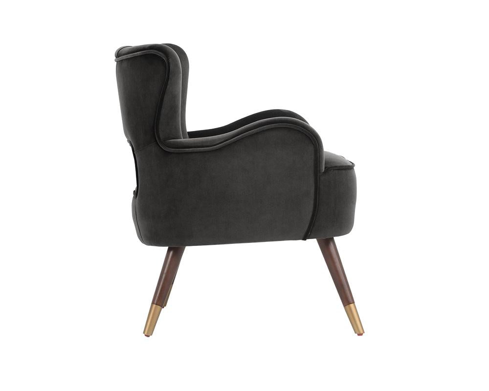 Hanna Lounge Chair - Leo Shale Grey