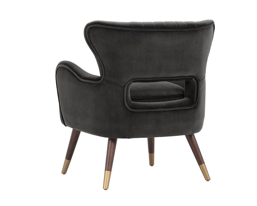 Hanna Lounge Chair - Leo Shale Grey