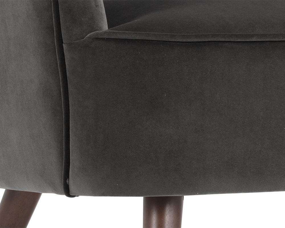 Hanna Lounge Chair - Leo Shale Grey