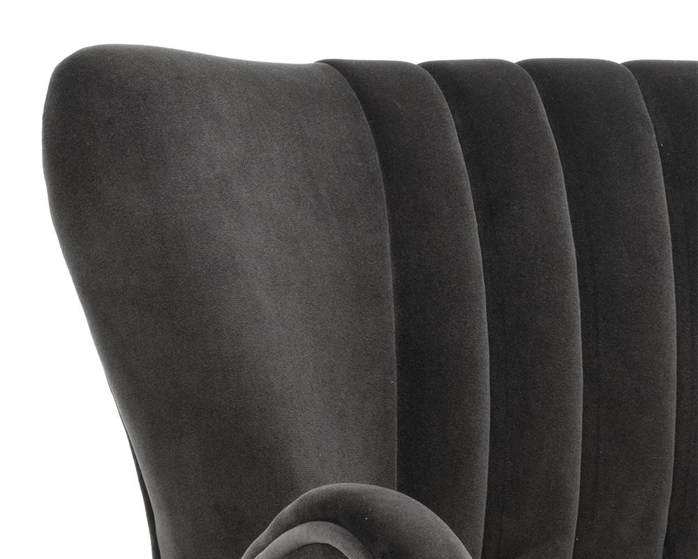 Hanna Lounge Chair - Leo Shale Grey