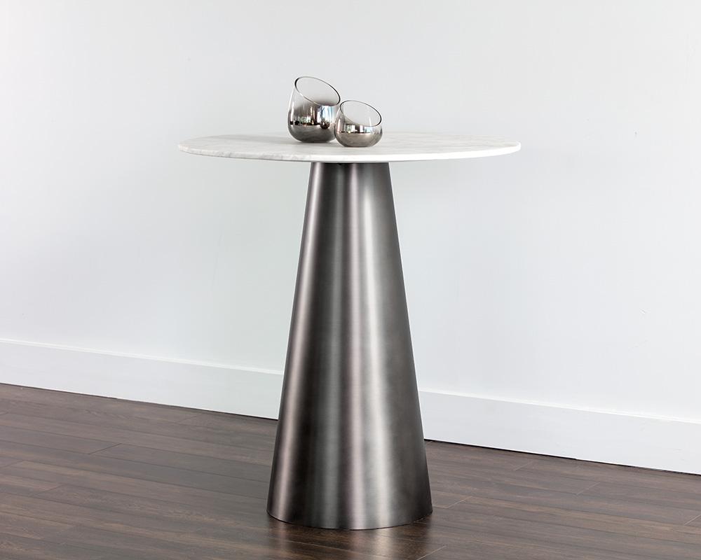 Damon Bar Table - Gunmetal