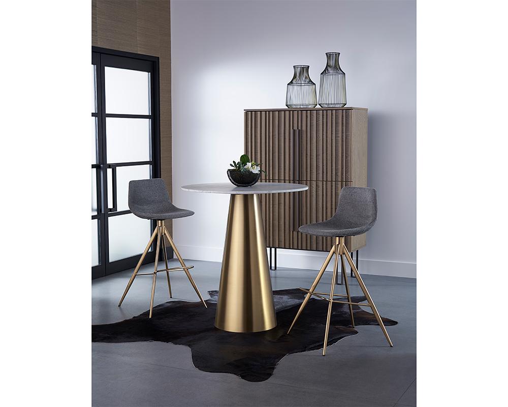 Damon Bar Table - Gold