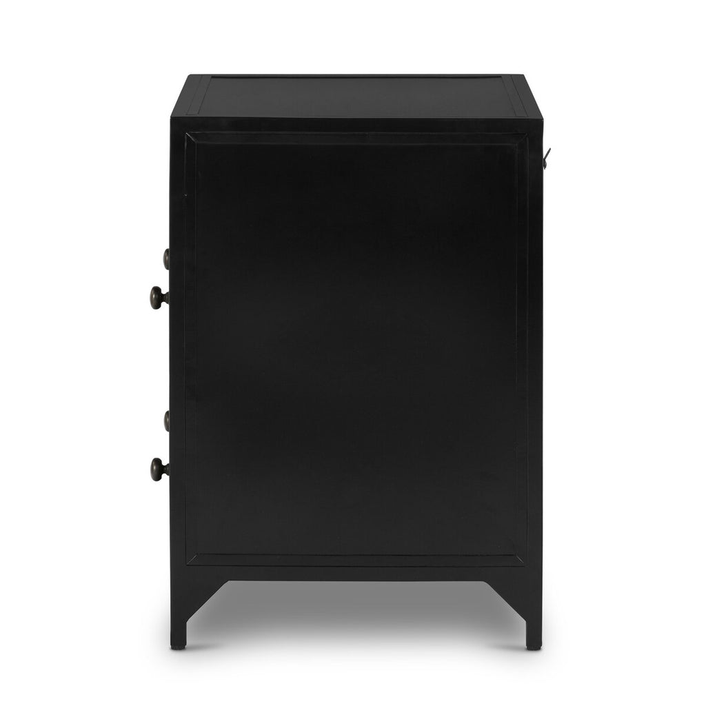 Belmont 2 Drawer Nightstand, Black by Four Hands