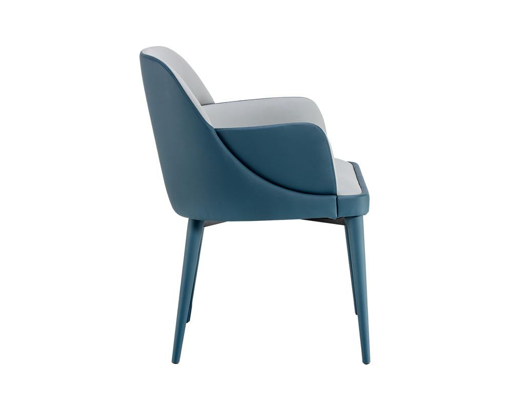 Hagan Dining Armchair - Dillon Steel / Dillon Williamsburg