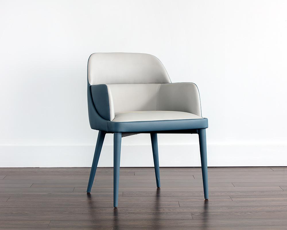 Hagan Dining Armchair - Dillon Steel / Dillon Williamsburg