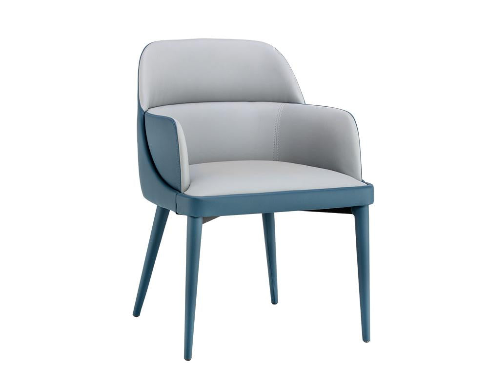 Hagan Dining Armchair - Dillon Steel / Dillon Williamsburg