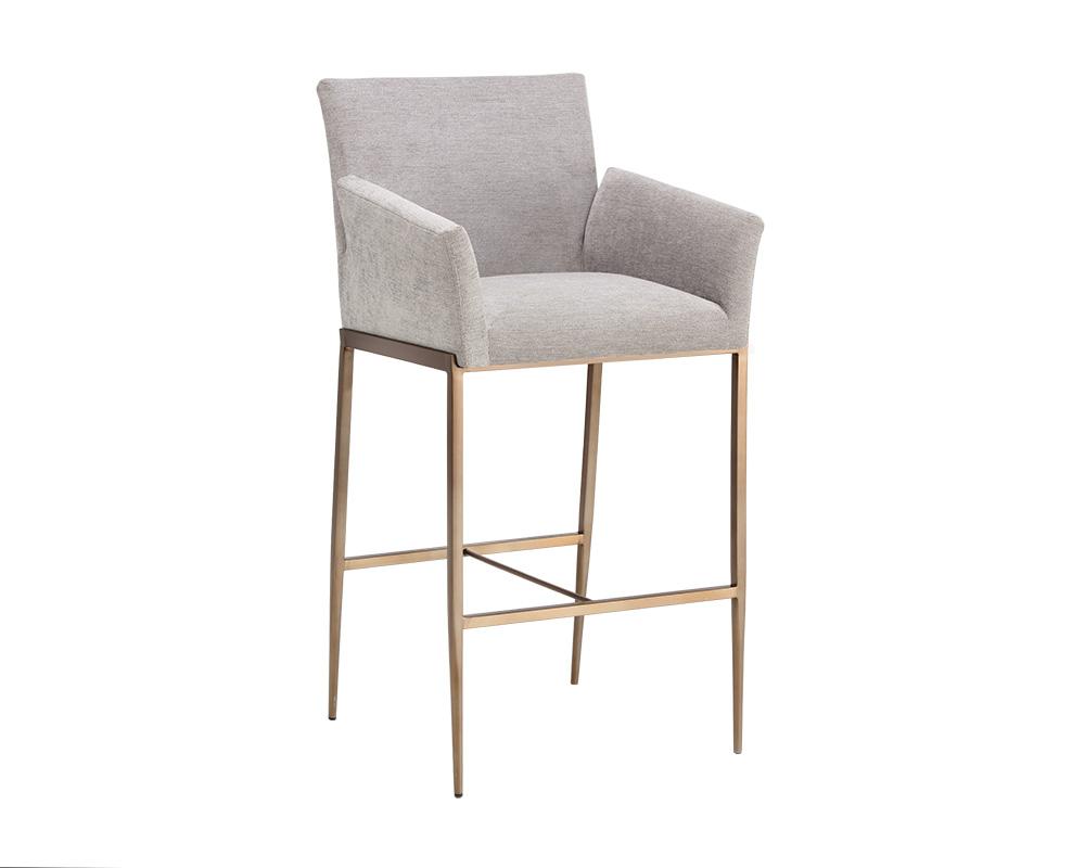 Gesa Barstool - Polo Club Stone