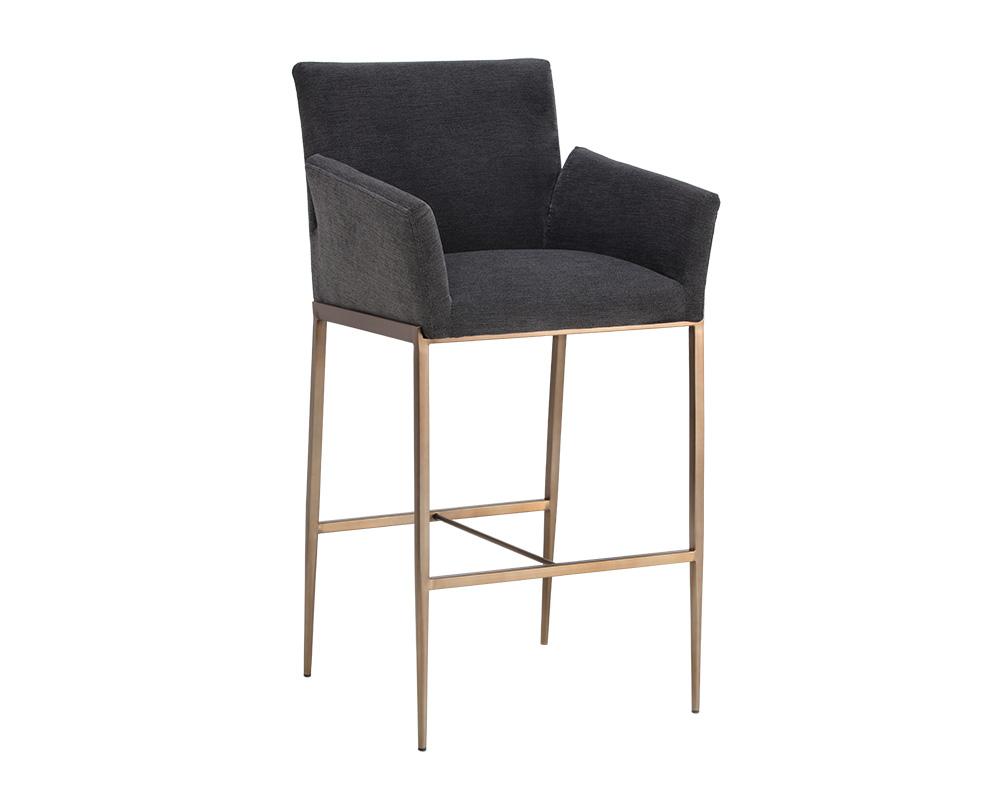 Gesa Barstool - Polo Club Kohl Grey