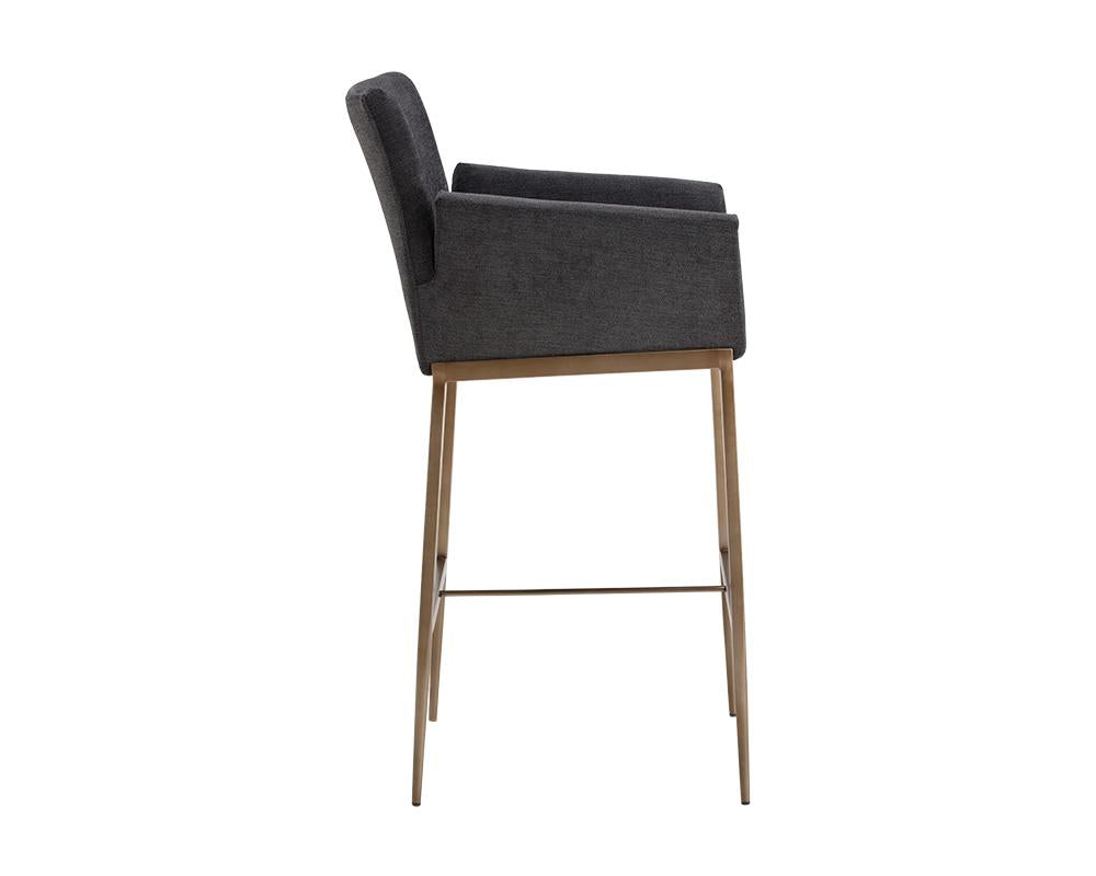 Gesa Barstool - Polo Club Kohl Grey